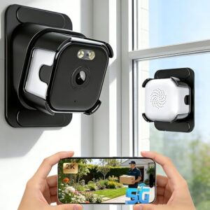 2.4GHz &5GHz WiFi Two-Way Audio Wired Safeview Window Camera for Home Security