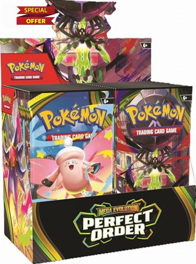 Pokémon TCG: Mega Evolution—Perfect Order Booster Display Box