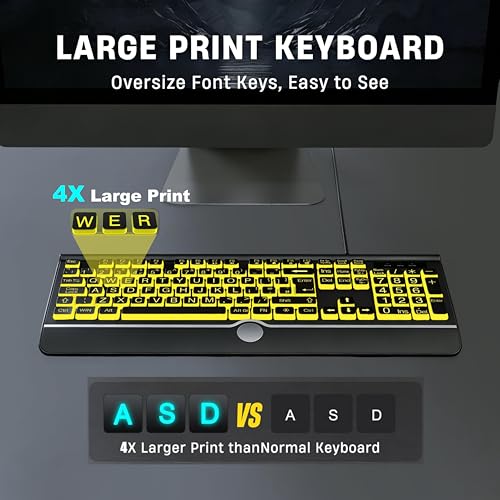 Full Size USB Wired UK Computer Keyboard