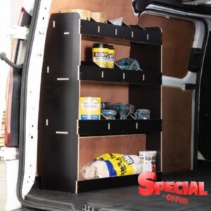 Van Racking & Shelving for Vauxhall Vivaro L1 (SWB) 2019+ Heavy Duty HEXABOARD Shelving Unit