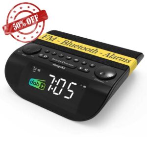 UP-Pro DAB/DAB+&FM Bedside Digital Radio | Alarm Clock Radio with 9 Natural Sounds