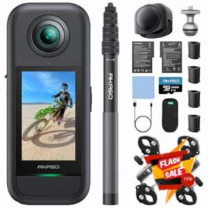 AKASO 360 Camera Motorcycle Combo