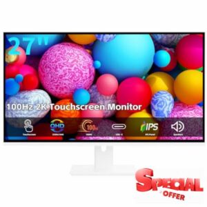 Touchscreen Monitor 2K 27 Inch IPS Gaming 100Hz