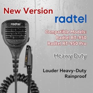 Noise-Cancelling Walkie Talkie Microphone（New Version）