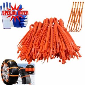 Universal Reusable Anti-skid Nylon Tire Chains