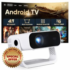 2026 New Smart projector Built-in Apps Full HD 1080P 680ANSI AE211B-1-NEW01