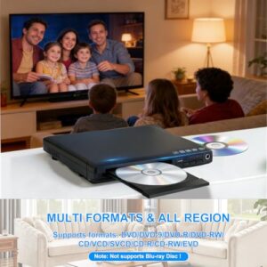 1080P DVD/CD Player with HDMI/AV Output