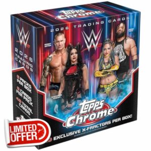 2026 Topps Chrome WWE - Factory Sealed - Mega Box