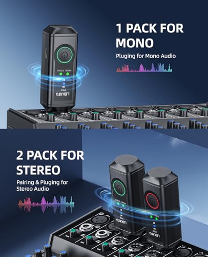 Stereo Audio Receiver with 15H Playtime