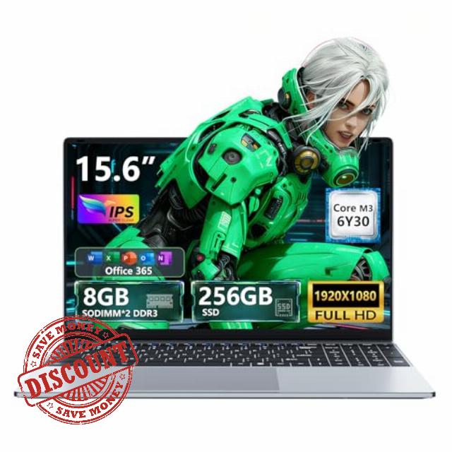 15.6 Inch Laptop with Office 365