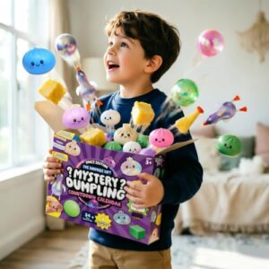 Bao Bun Mystery Advent Countdown Calendar With 24+1 Pcs Random Surprise Dumpling Squishies