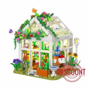 Flower House Building Set with LED Light