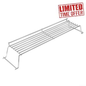 For Weber Q300 Q320 Accessory Stainless Steel Warming Rack For Gas Grill
