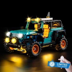 Kyglaring Lighting Kit Compatible with Lego 42227 Wrangler Rubicon Building Block Set
