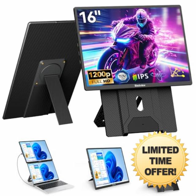 Blackview 16" [1080P+120P] Portable Monitor