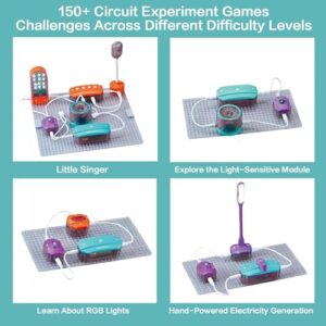 STEM Physics Experiment Set with Light Sensor and Microphone