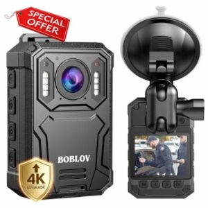 BOBLOV KJ23Pro 4K 128GBBody Camera