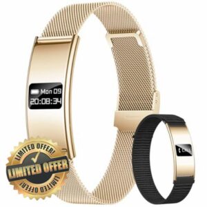 Smart Bracelet Women Fitness Tracker: Smart Health Wristband with IPX8 Waterproof Activity Trackers 24/7 Heart Rate SPO2 Sleep Monitor Pedometer Multiple Sports Modes Fitness Watch Men for Android iOS