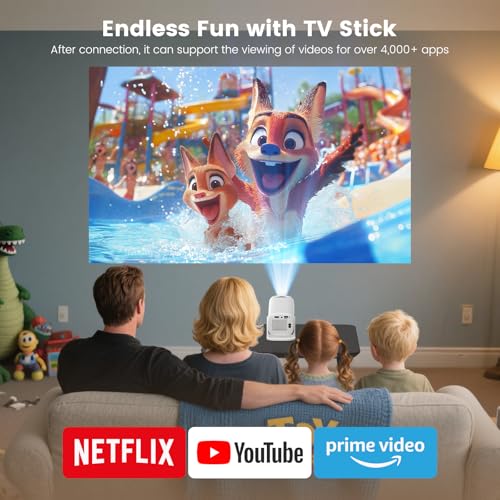 4K 1080P Smart Portable Projector