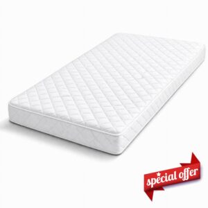 RAINBOW Crib Cot Bed Mattress Wedge with Super Soft Breathable Water Resistant Quilted Cover – Removable Washable Cover