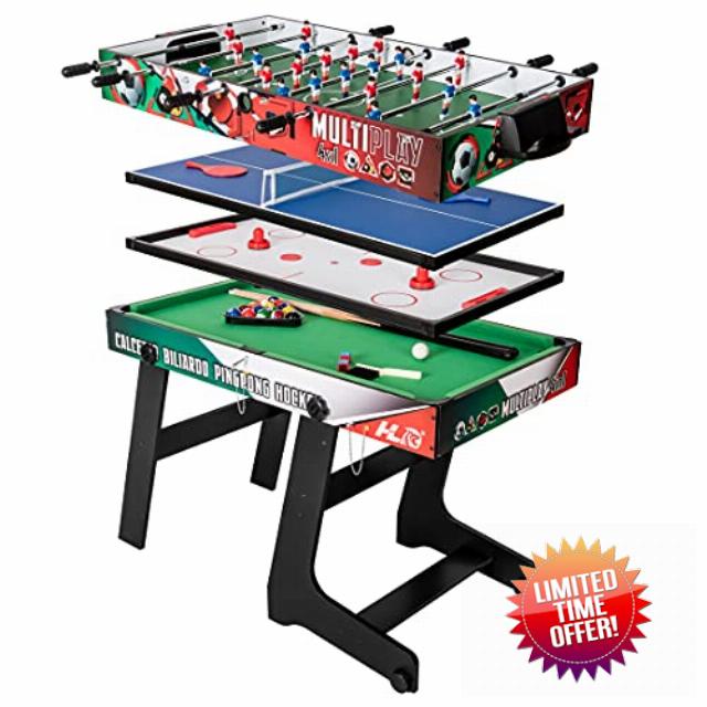 4ft 4-in-1 Multi Game Table Includes Pool