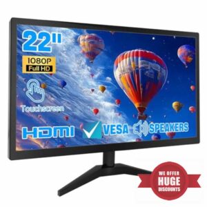 Touchscreen Monitor 22 Inch FHD 1920x1080P IPS PC Monitor