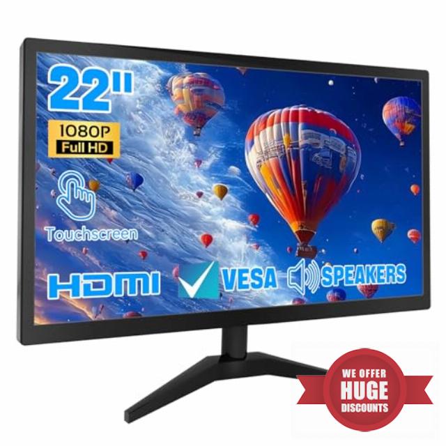 Touchscreen Monitor 22 Inch FHD 1920x1080P IPS PC Monitor