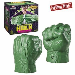 Marvel Legends Series Incredible Hulk Premium Role-play Fists with Smash 'N Bash Sound FX