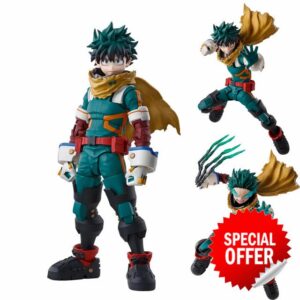 Zhongkaihua Midoriya Izuku Action Figure with Swappable Faceplates