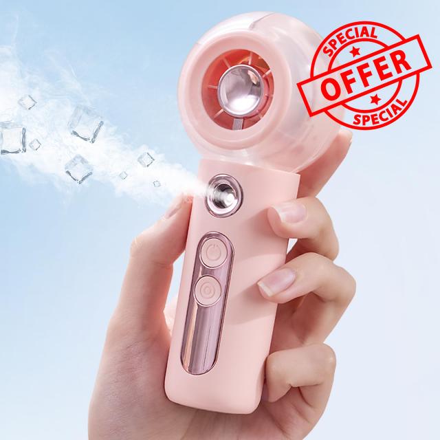 Mini Misting Handheld Fan