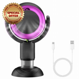 Smoke Fan for Smoking Indoors 2 Speed Portable Range Hood with 15° Adjustable