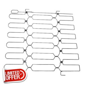 Pssopp Front Door Dog Barrier Retractable Metal Dog Gate