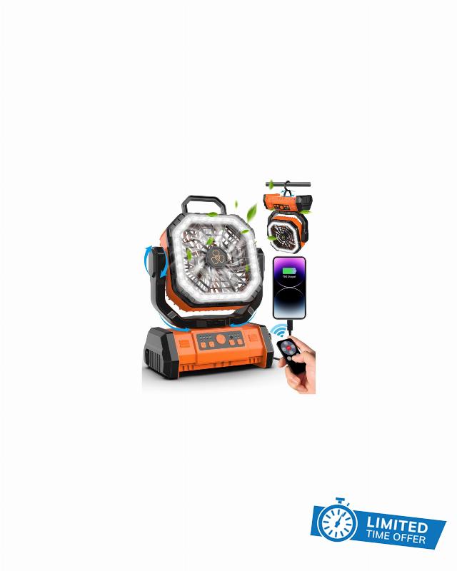 20000 mAh Camping Fan