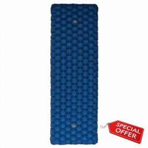 Nap Pak Arctic R11 Inflating Sleeping Mat – All Year 4 Season Winter Camping Mat – R Value 11 Insulated Alpine Sleeping Pad – 10cm Thick