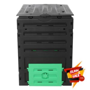 Garden Compost Bin 450L/119 Gallon Outdoor Large Capacity Composter