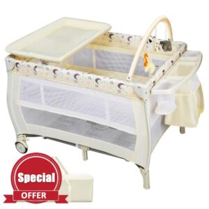 Maxmass 3 in 1 Baby Travel Cot