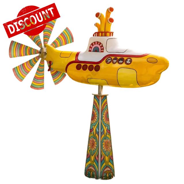 Yellow Submarine Wind Spinner