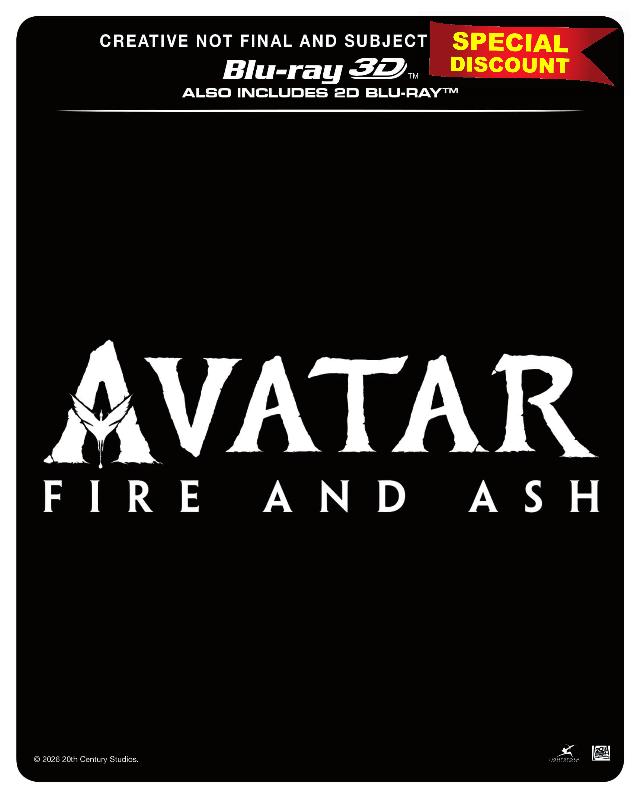 Avatar: Fire and Ash Bonus disc SteelBook