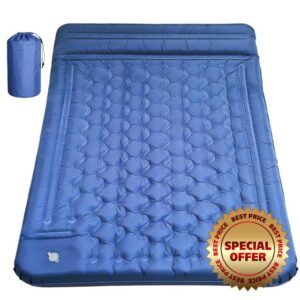 Double Camping Sleeping Pad -Built-in Foot Pump