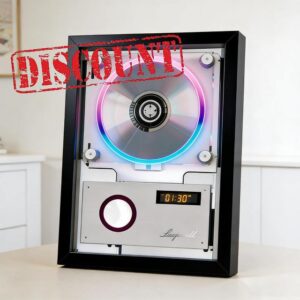 CD Player Portable with Wireless Pairing - Wall/Tabletop Dual Use