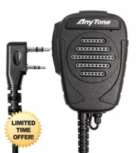 VMUKSAN Speaker MIC for Anytone AT-D878UV AT-D878UV Plus AT-D868UV Series DMR/Analog Radio