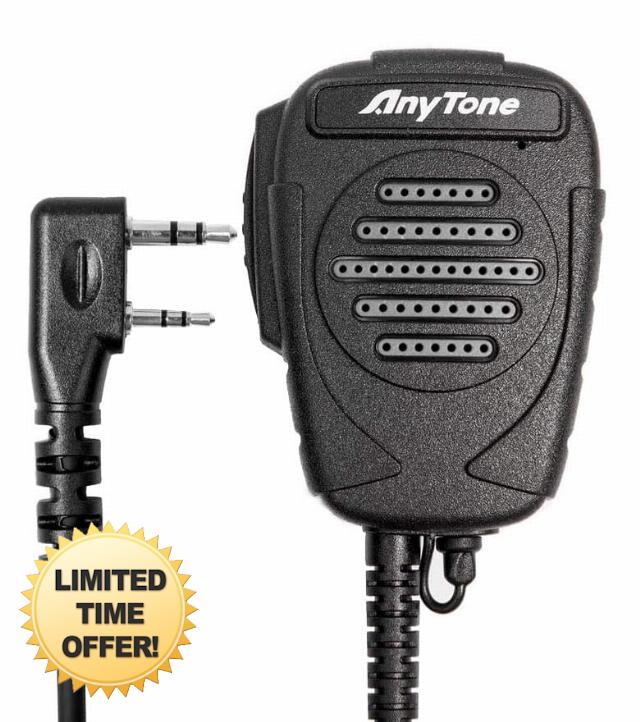 VMUKSAN Speaker MIC for Anytone AT-D878UV AT-D878UV Plus AT-D868UV Series DMR/Analog Radio