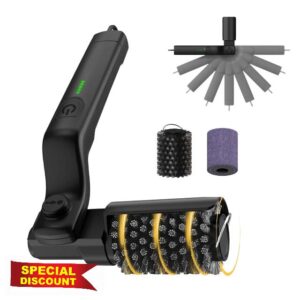 Upgraded Cordless Electric Grill Cleaner | 3-Speed Rechargeable Electric Bbq Grill Brush Cordless And Rechargeable | Rotary Grills Cleaner for Outdoor BBQ Grates Oven Backyard RV Camping