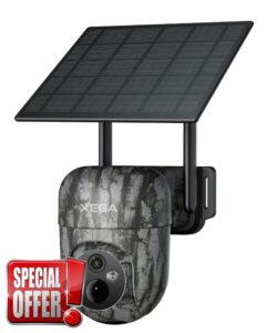 Xega 4G Solar Powered Wildlife Camera with SIM Card