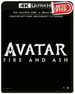 Avatar: Fire and Ash 4K Ultra HD Bonus disc