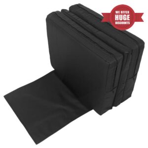 CALLARON Booster Cushion Boys and Barber Chair Increasing Cushion Three-Layer Thickened Design Soft PU Leather Sponge Pad Portable Seat for Haircuts and Nail Sessions