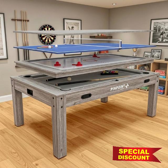PINPOINT 4-in-1 Multi Games Table – Pool