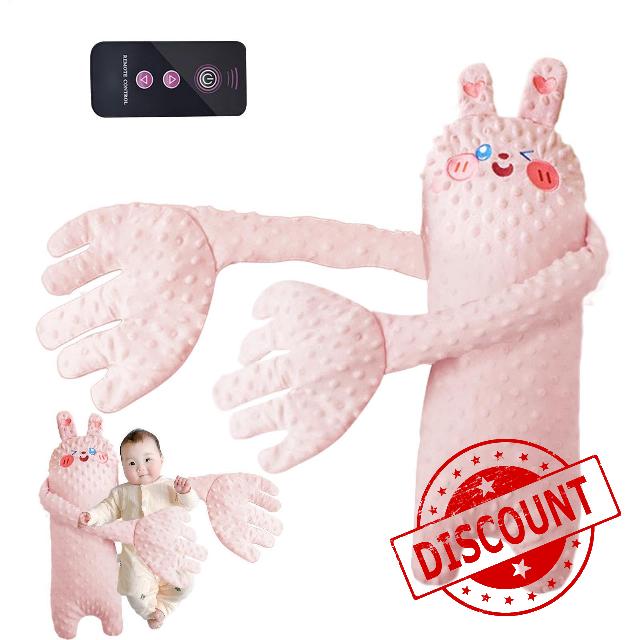 Kids Sleeping Toy With Remote Electric Slapping Palm Plush Toy Babys Vibrating Mattress Pad Pillow Startle Prevention Smart Sleep Helper Speed Adjustable For Boys Girls Relaxatio