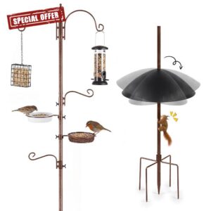 Bird Feeding Station with Anti-Squirrel Baffle