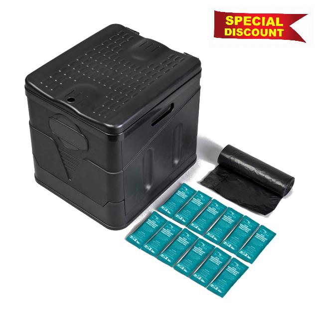 Hi-Gear Collapsible Camping Toilet